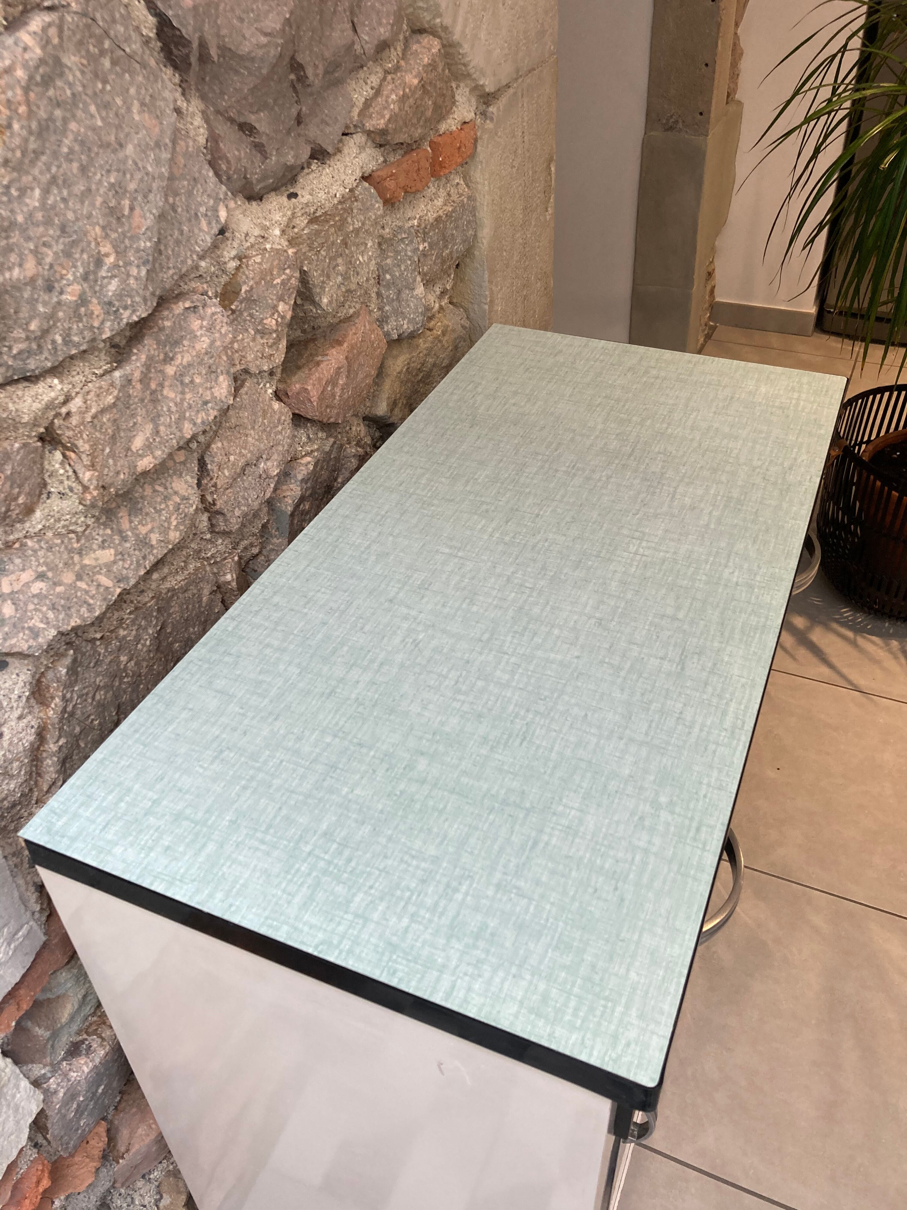 Sideboard sliding doors formica tray