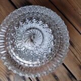 Round glass ceiling light