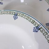 4 vintage St Amand soup plates