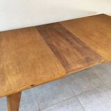 Vintage extendable oak table from the 50s