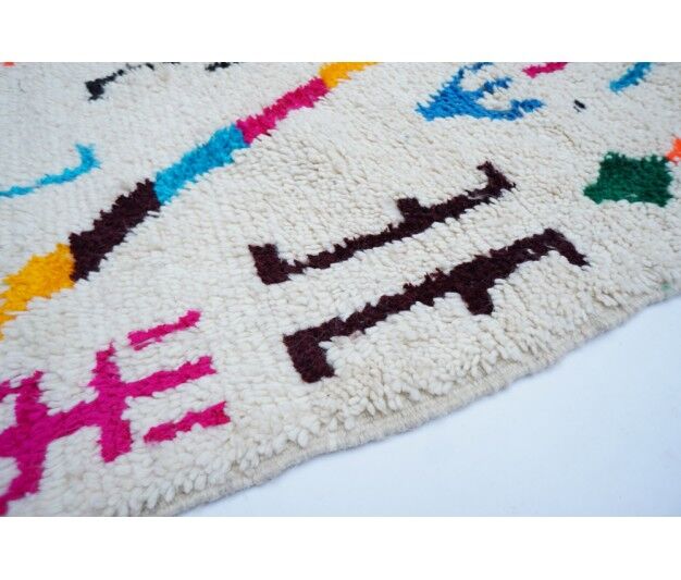 Colorful Berber carpet 296x186cm