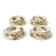 Set of 4 tea cups and saucers Bernardaud Limoges – Chinese Birds