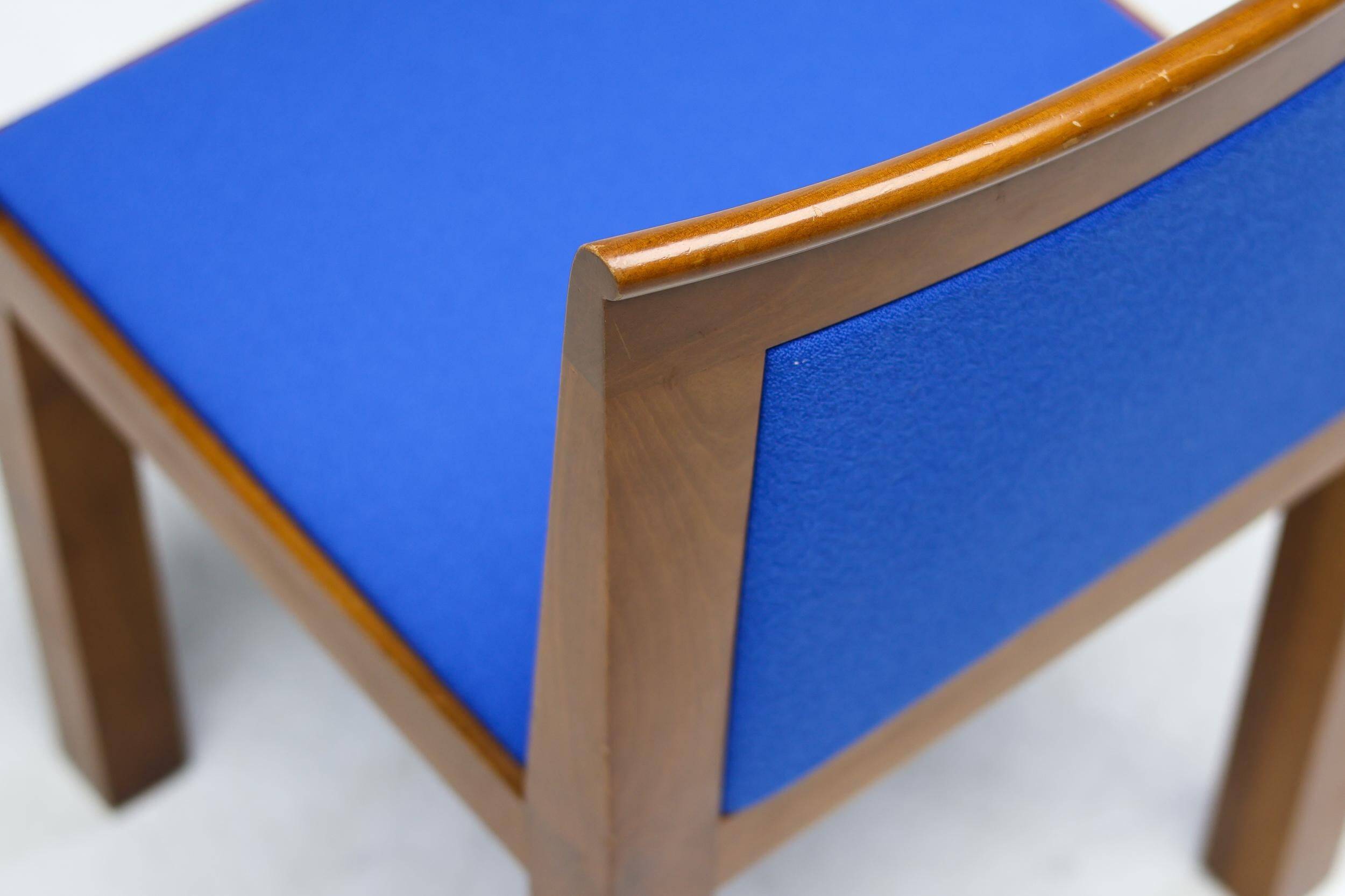 Post-modern auxiliary chair Aldo Rossi & Luca Meda "Teatro", Molteni, Italy 1985