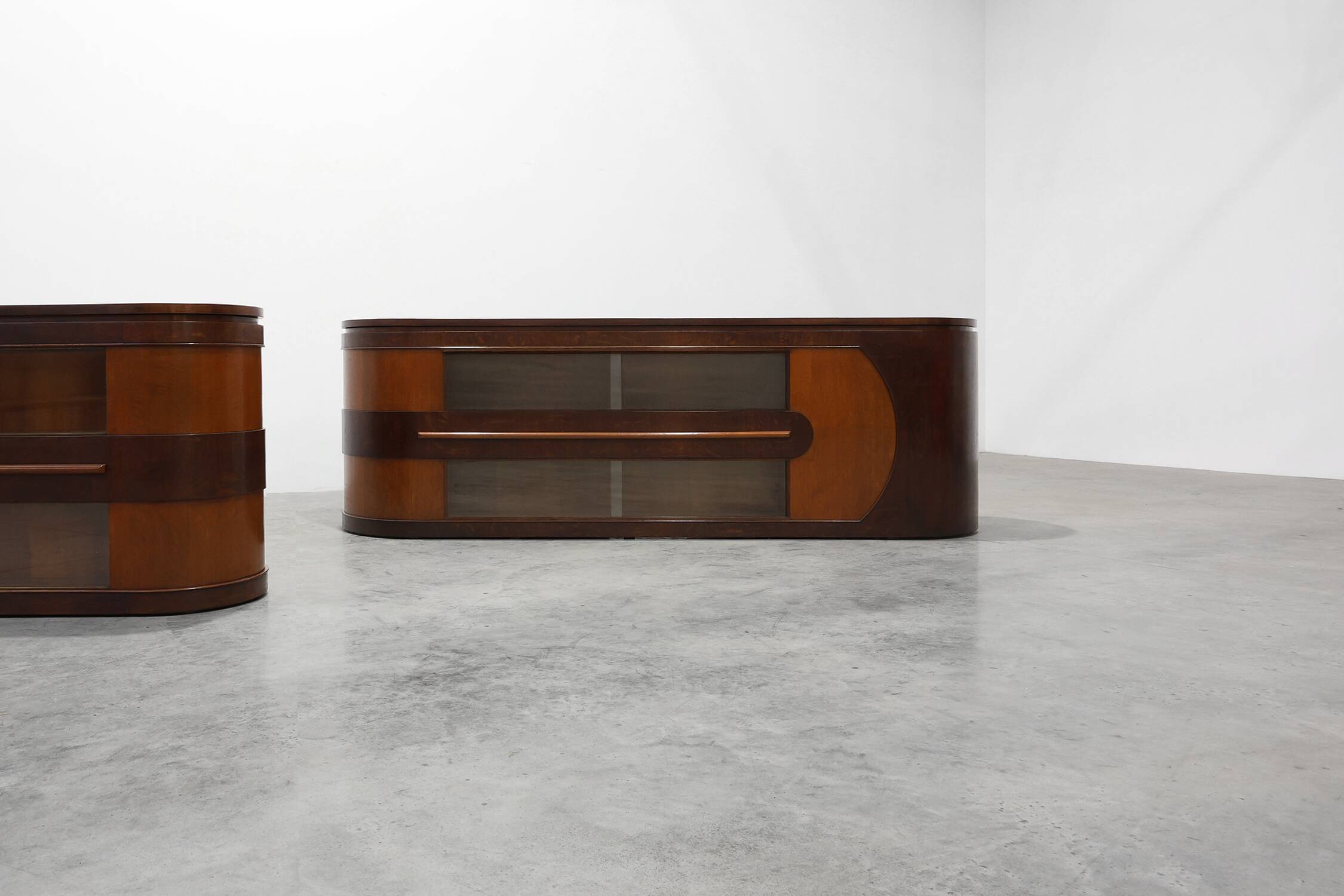 Pair of Large Art Deco Monumental Counters attributed to De Coene, Belgium,