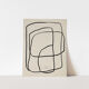 Abstract lines giclee print, 50x70cm