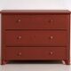 Commode ancienne en terre cuite rouge (vers 1920) #91