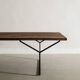 Vintage Mid Century Slatted Wooden Bench Table by Harry Bertoia, 1950s