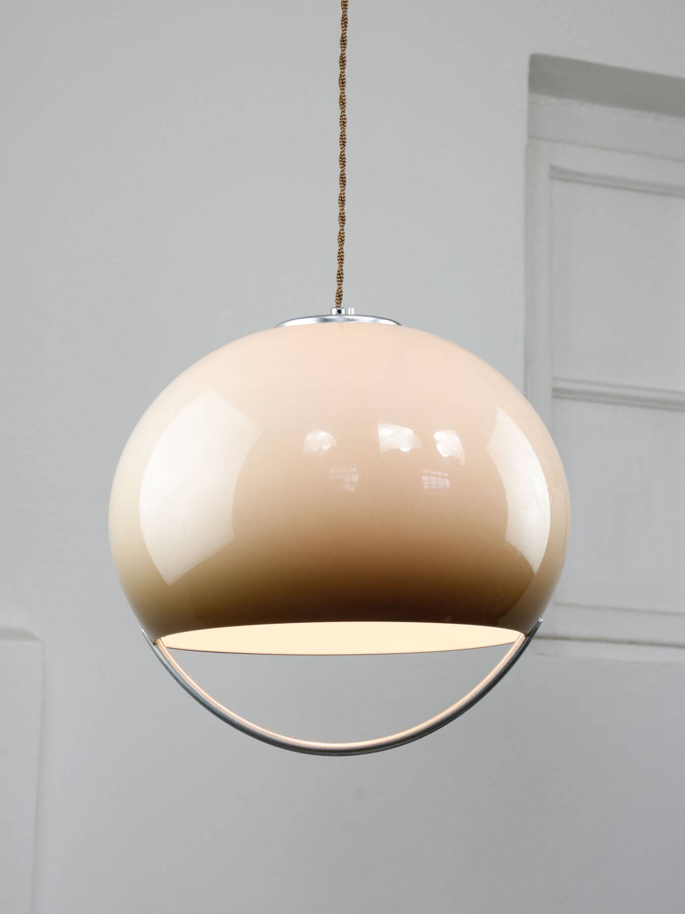 Suspension Space Age Jolly gris/marron de Guzzini