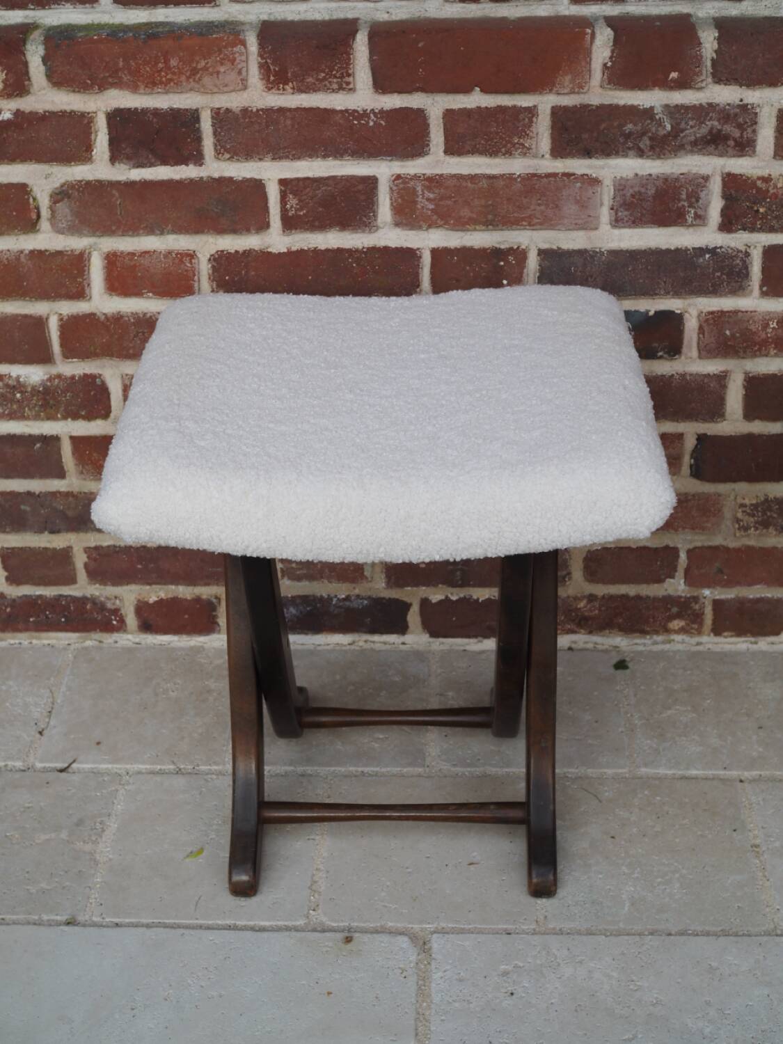 2 vintage folding footrests