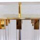 Paire de lampes en plexiglas et laiton, Italie 1970