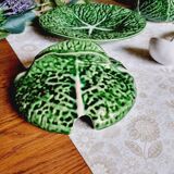 Small soup tureen in cabbage barbotine