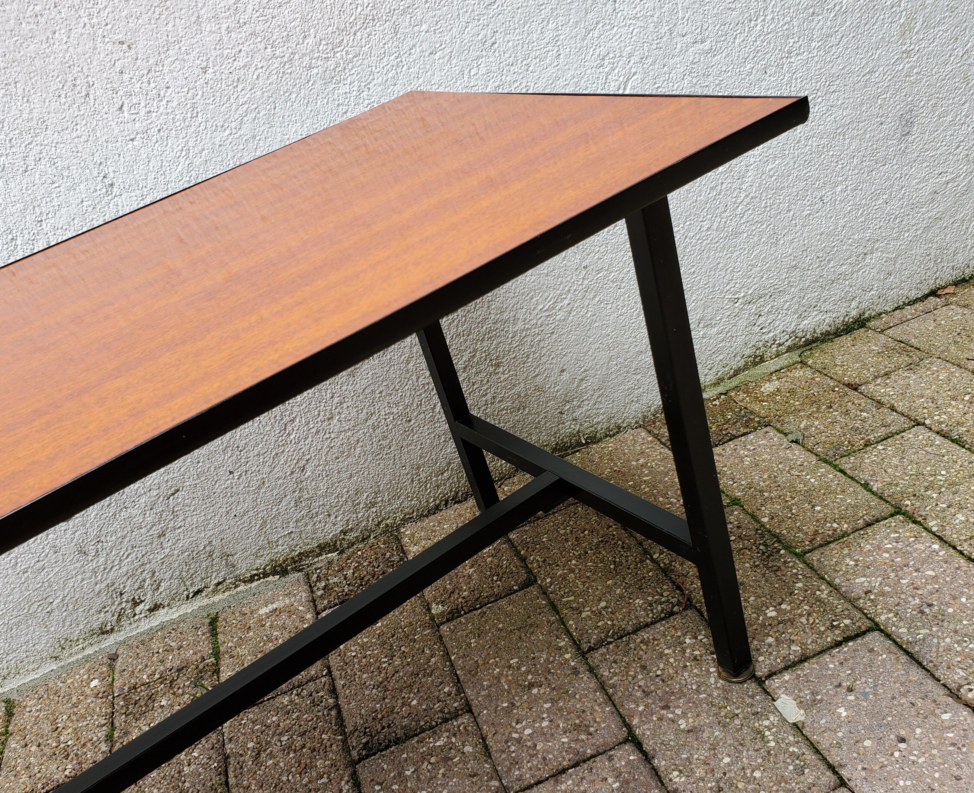 60's metal coffee table and formica