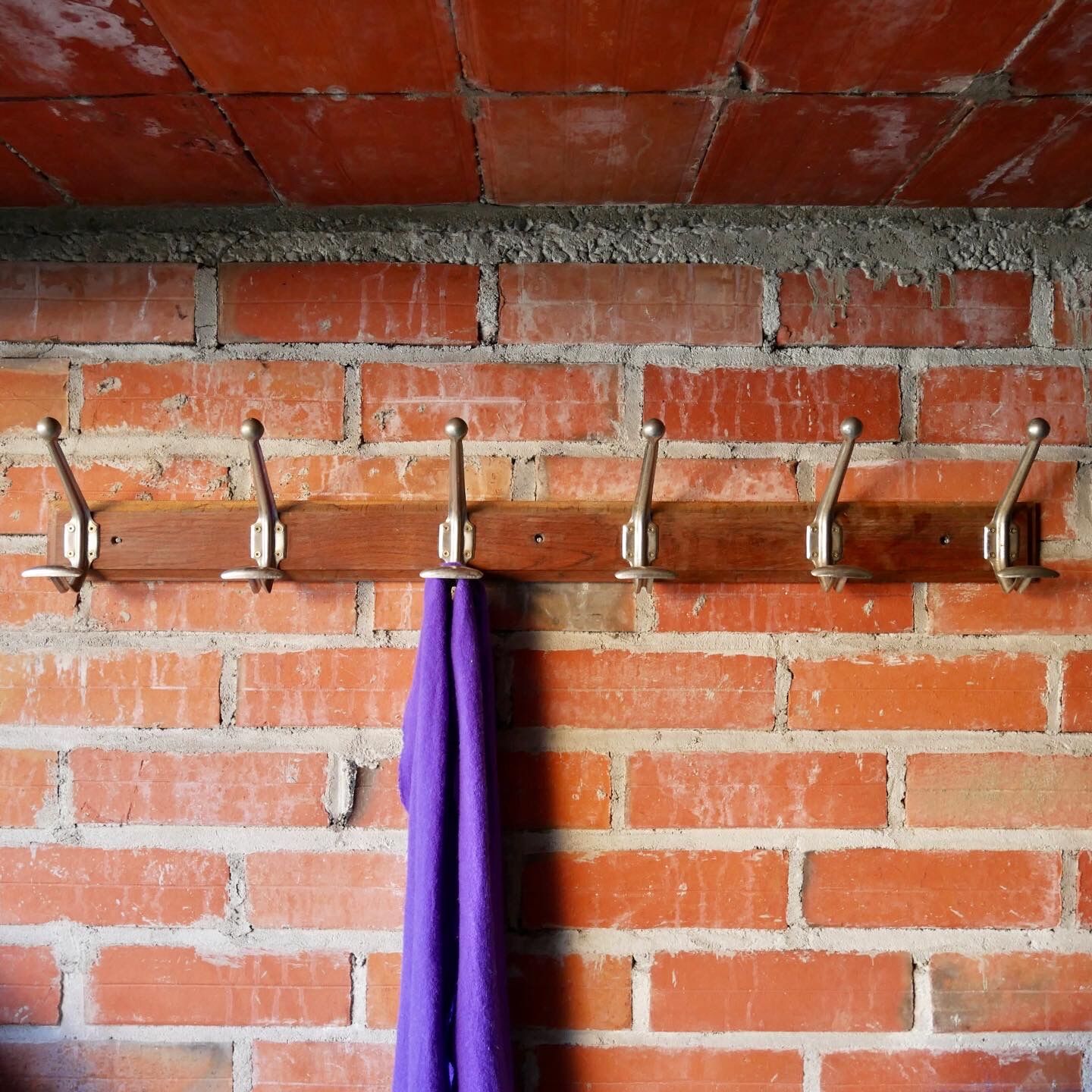 Coat rack wall hooks