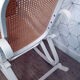 Rocking-chair "vintage" white and canning.