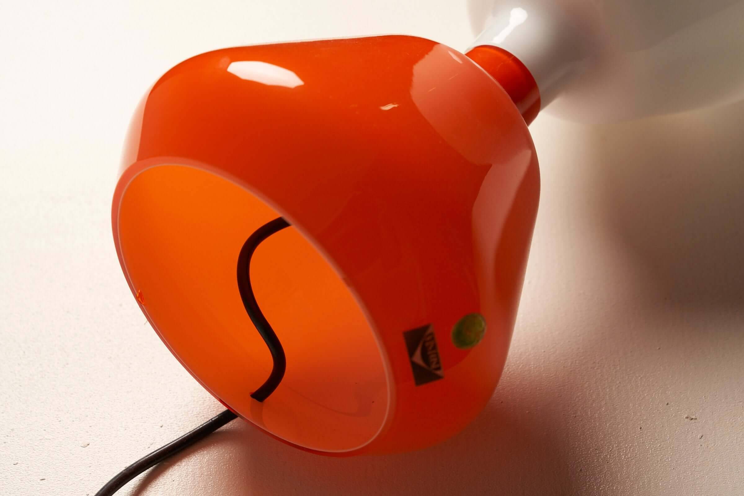 Glass Table lamp by Peter Pelzel for Vistosi