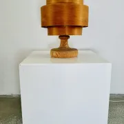 B-262 Pine Veneer Table Lamp By Hans-Agne Jakobsson For Ab Ellysett, Sweden, 1960S