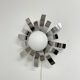 Chrome Sun Wall Light