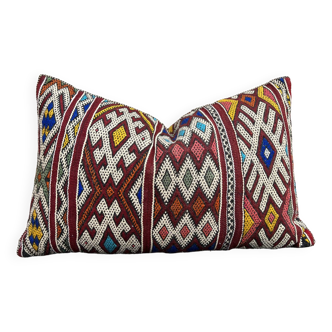 Moroccan pillowcase, Berber cushion cover, handwoven pillowcase by women