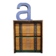 Vintage Printer’s Type Cabinet | Industrial Storage | Original Lead Letters