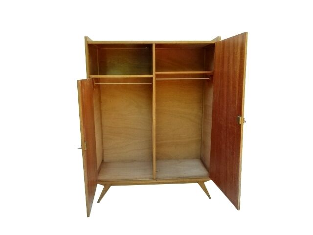 Wardrobe wardrobe 1950 with compass legs