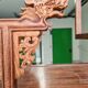 Collectible decorative Chinese library in exotic wood.