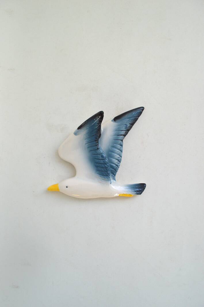 Mouette murale en céramique