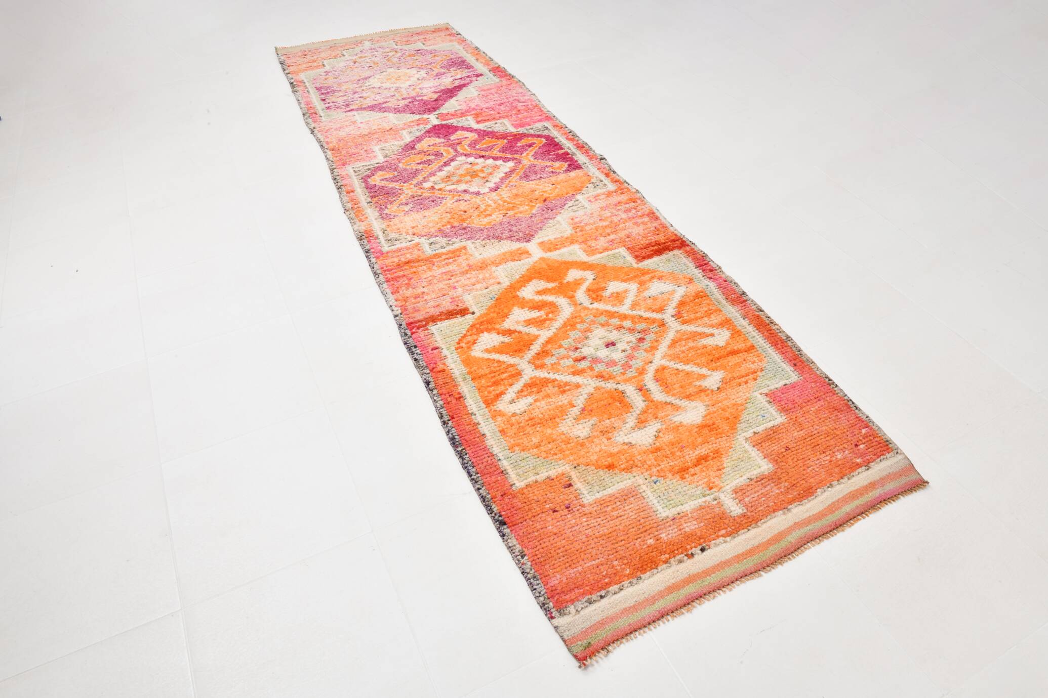 3x11 Rugs For Kitchen Vintage Runner Rug, 96x334Cm