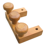 Coat rack with 3 hooks by Guillerme and Chambron