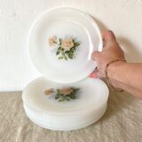 Dessert plates Rose Arcopal