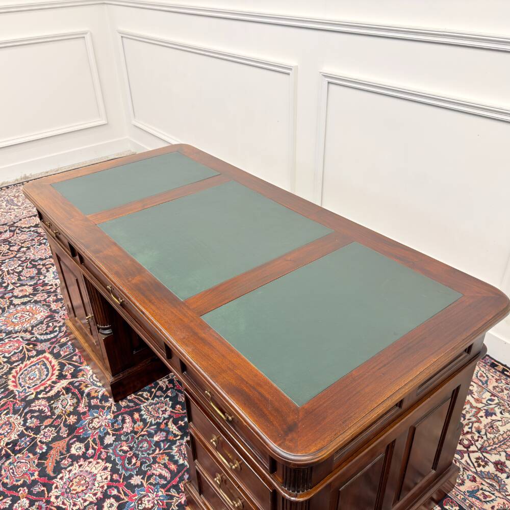 Classic English Chesterfield Desk
