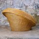 Large wicker basket armchair, Italy, 1970s