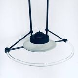 Black pendant lamp, 1980s