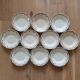 Lot de 10 assiettes creuses en Terre de Fer service Versailles
