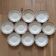 Lot de 10 assiettes creuses en Terre de Fer service Versailles