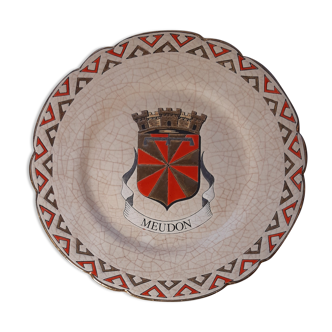 Assiette Emaux Longwy Ville de Meudon Hauts de Seine 92 Paris
