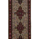 Vintage Turkish Oushak Rug Handwoven 104x285 cm