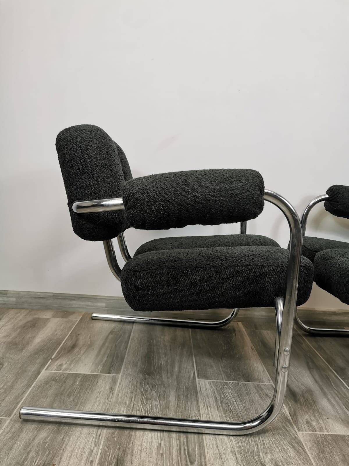 Mid-century restored armchairs