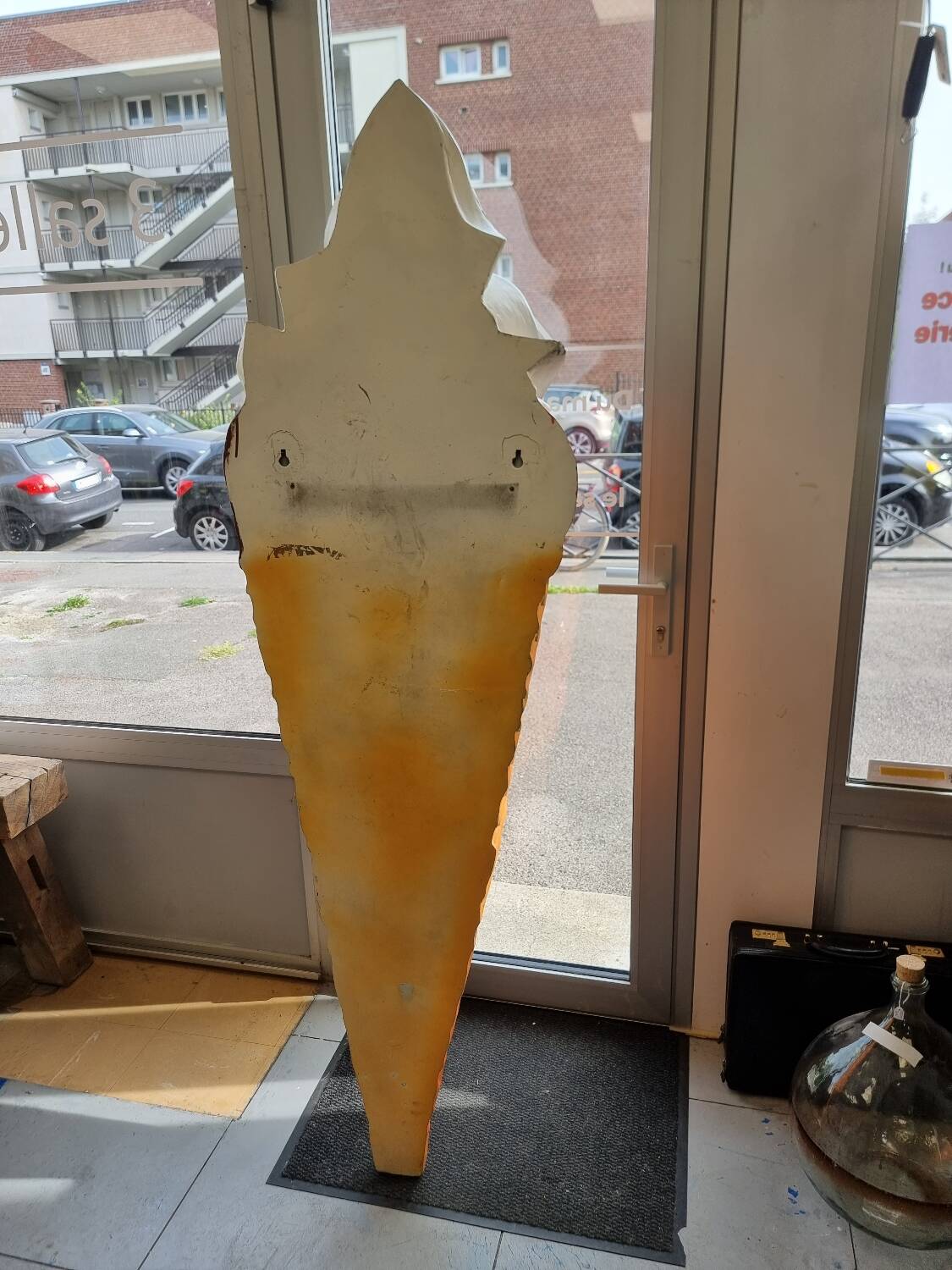 Giant ice cream cone