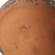 Glazed blue ceramic vase, Puisaye spirit, signed.