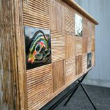 Rattan design bar