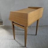Light wood bedside table from the 1960s.