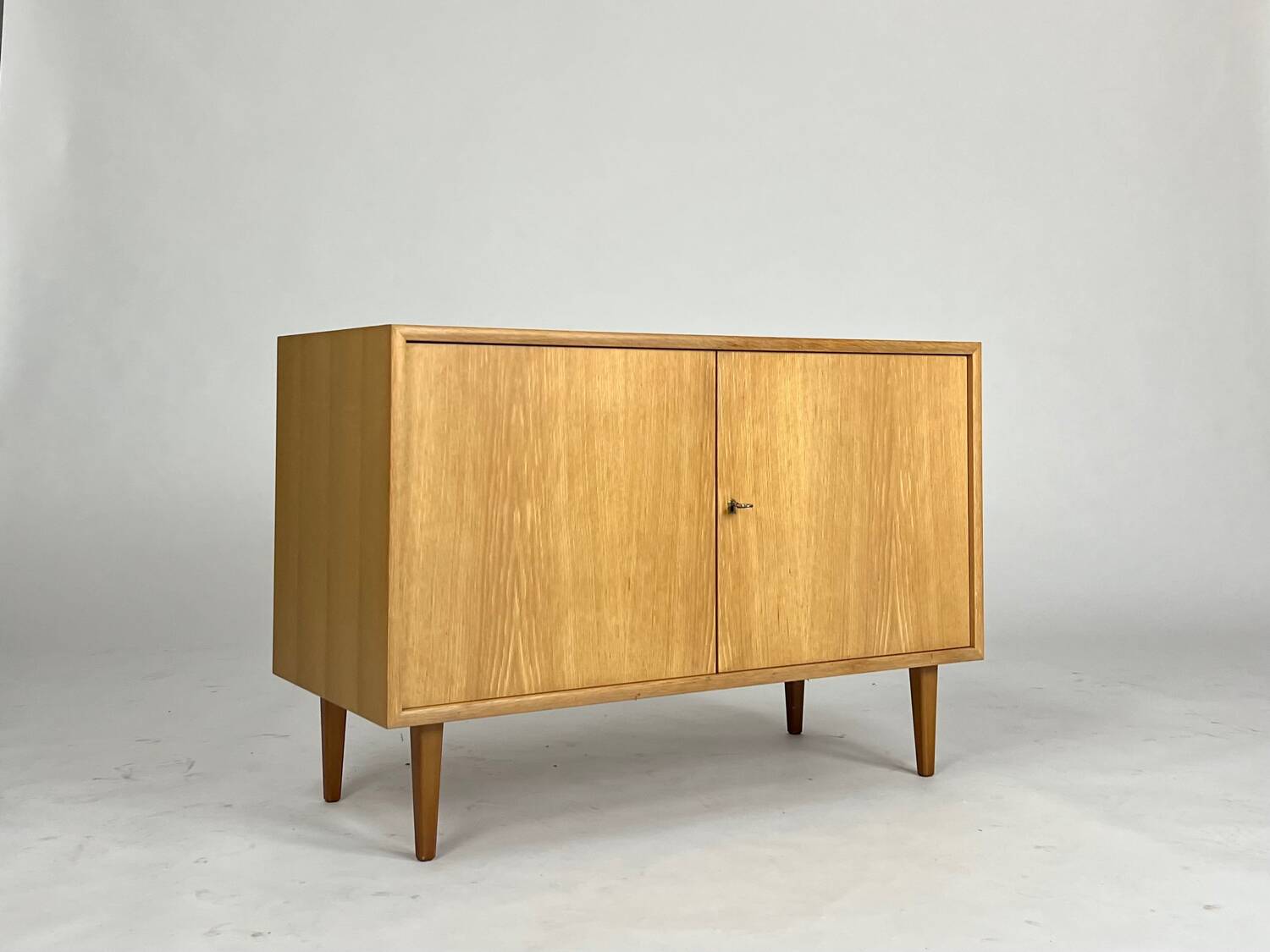 Vintage chest of drawers sideboard lowboard oak WK Möbel 70s cabinet