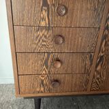 Vintage rosewood chest of drawers 60s