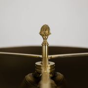 Bronze and resin egg lamp signed Maison Charles, 1970s.