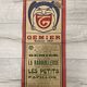 Affiche ancienne Gémier Théâtre national ambulant de 1912