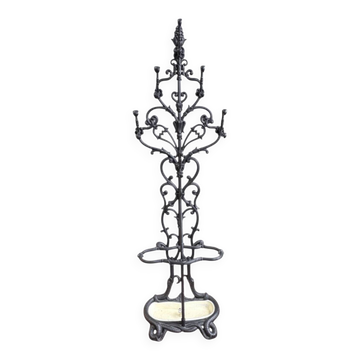 Porte-manteaux Art nouveau en fonte, vers 1900