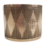 Silver metal towel round
