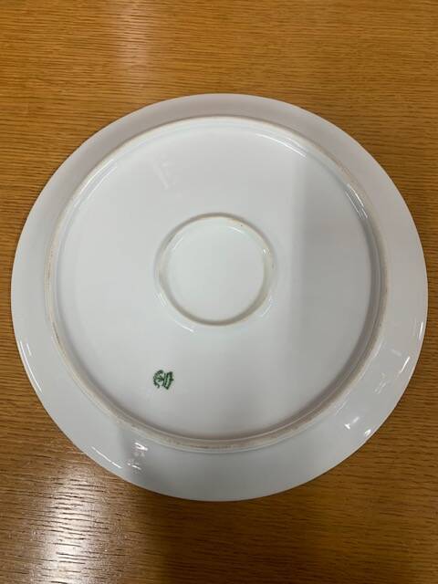 Limoges porcelain dessert dish