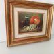 Oil painting on cardboard small format still life