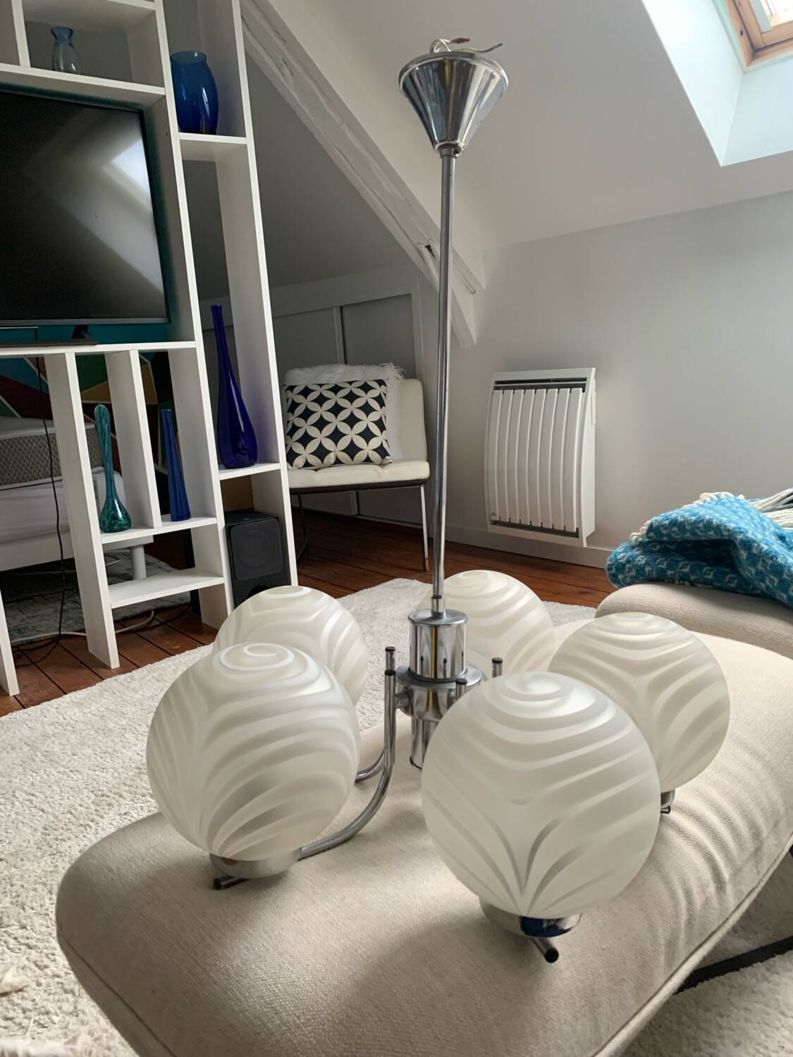 Five-branch chandelier type Spaceage